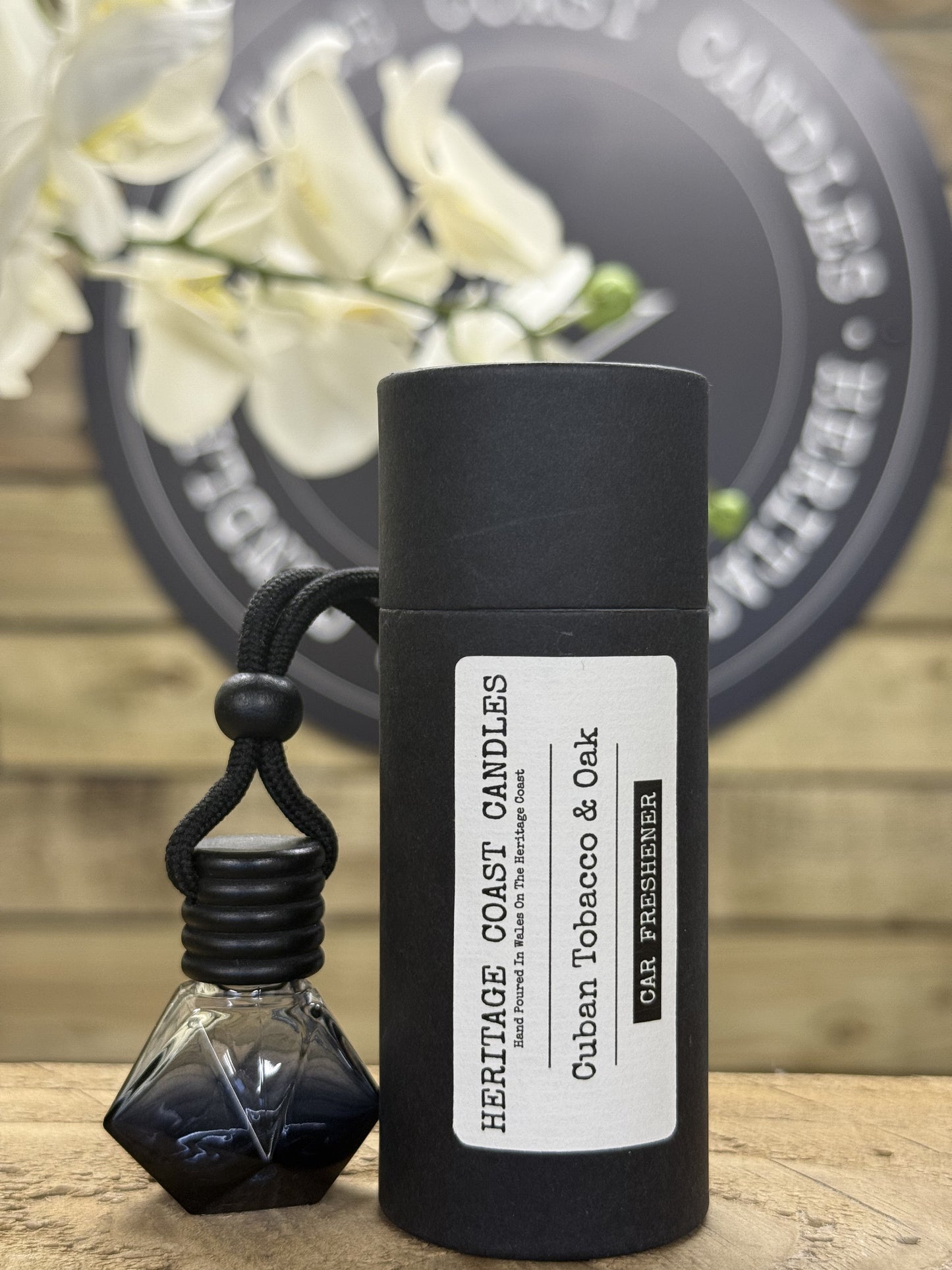 Heritage Coast Candles Cuban Tobacco & Oak Car Air Freshener