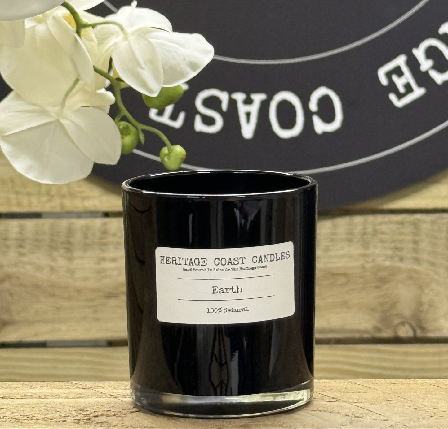 Heritage Coast Candles Earth Glass Jar Candle