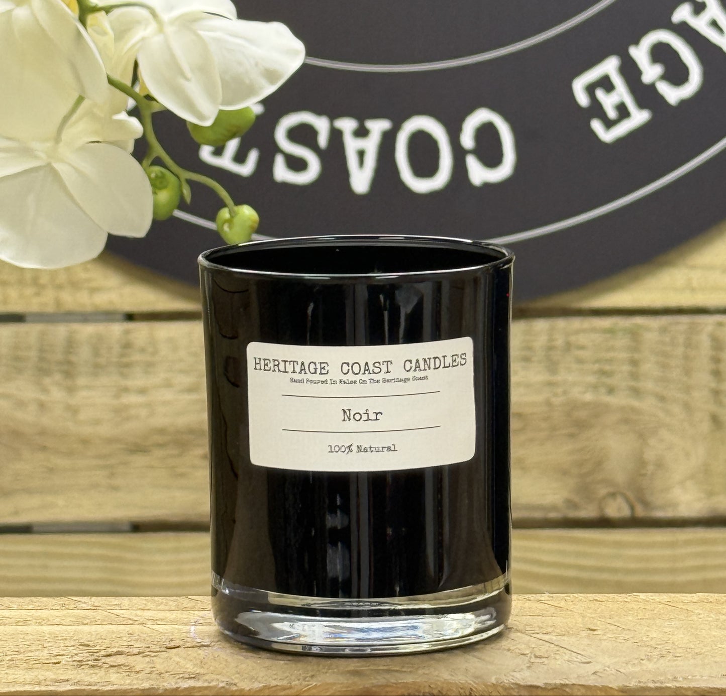 Heritage Coast Candles Noir Glass Candle