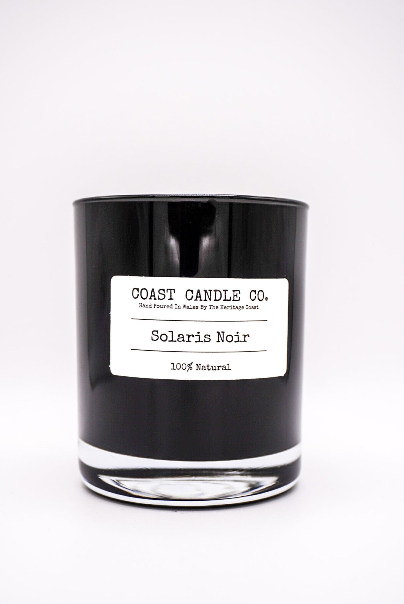 Solaris Noir Glass Jar Candle
