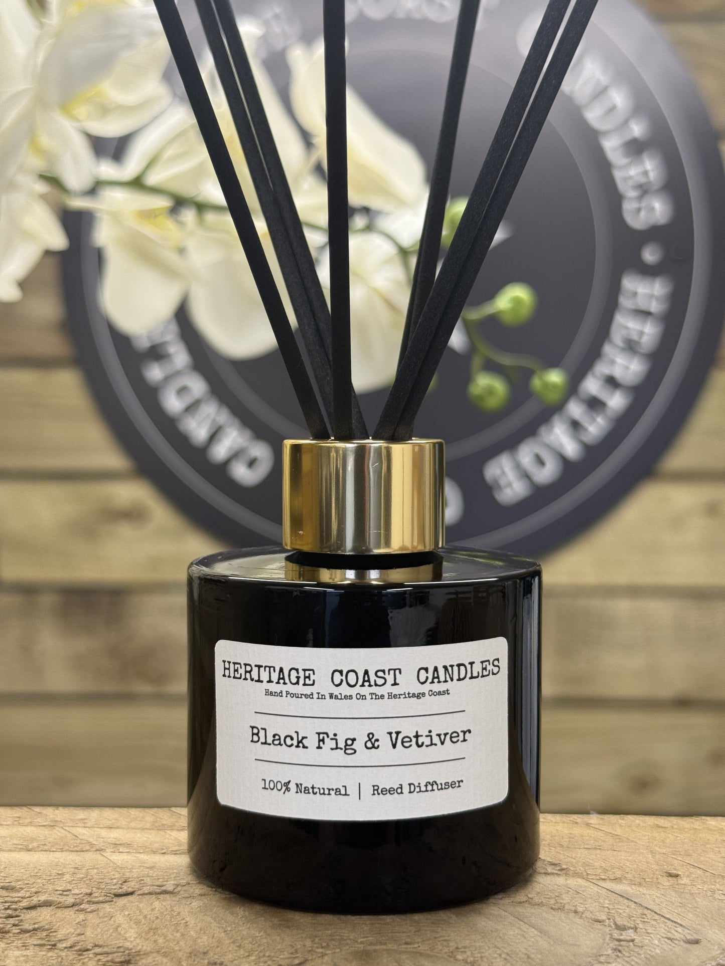 Heritage Coast Candles Black Fig & Vetiver Reed Diffuser