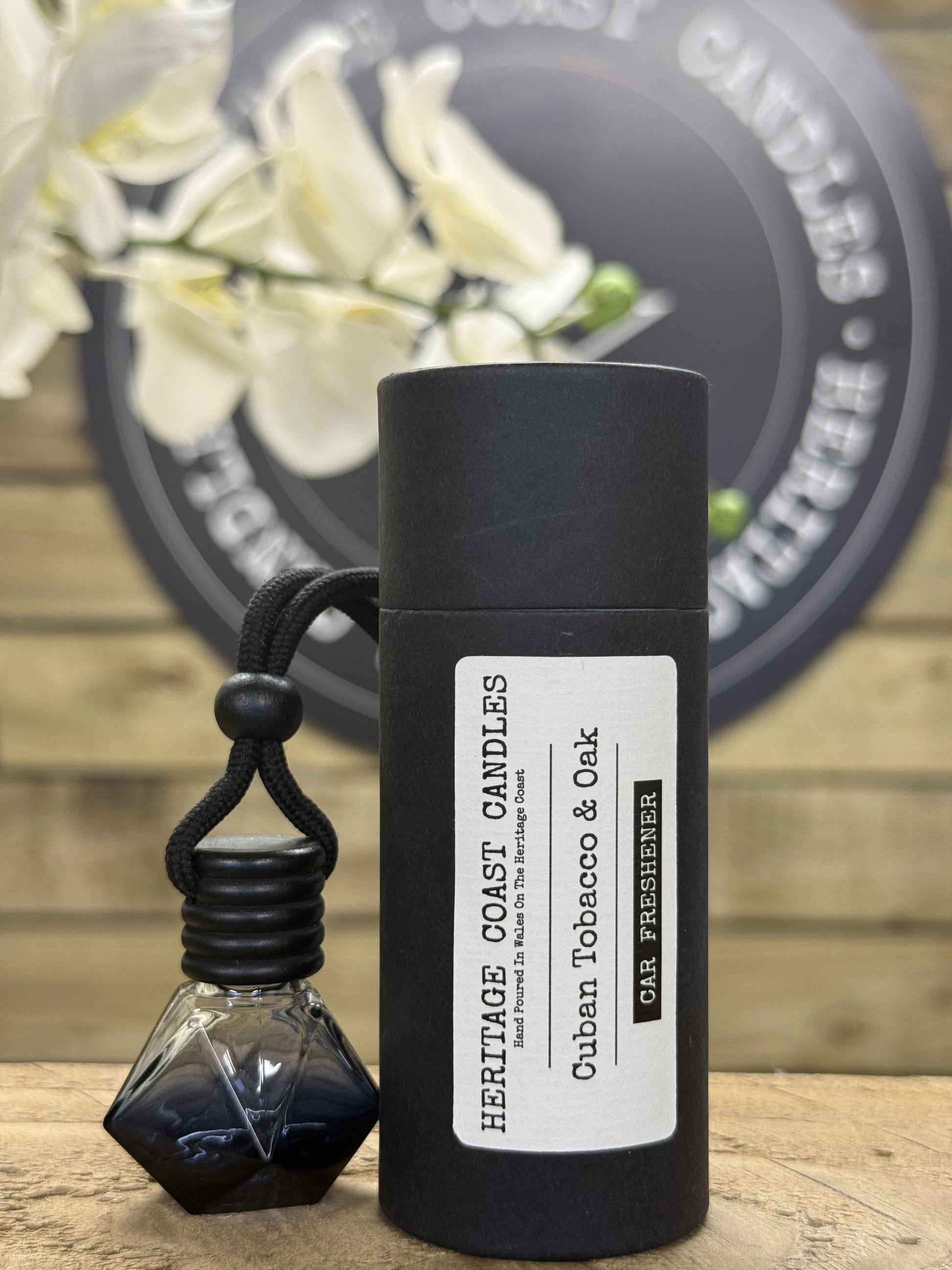 Heritage Coast Candles Cuban Tobacco & Oak Car Air Freshener