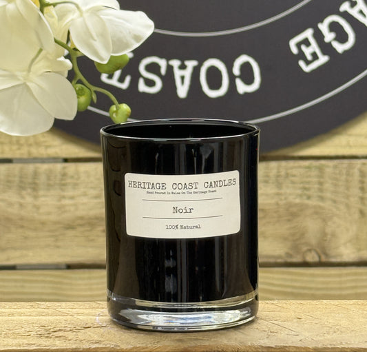 Heritage Coast Candles Noir Glass Candle