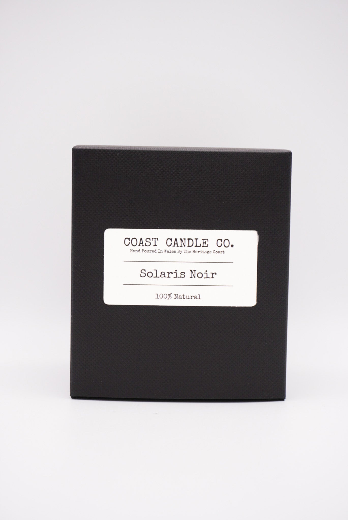 Solaris Noir Glass Jar Candle